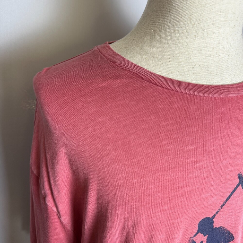 Polo Ralph Lauren BIG PONY Logo Slub Jersey T-Shirt Sz 2XLT Tall Stamped Effect - Picture 4 of 15